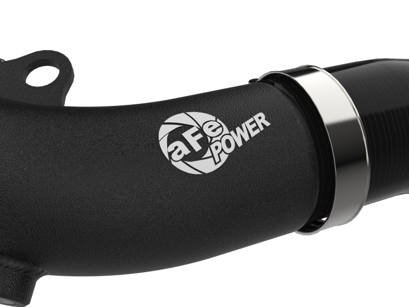 aFe BladeRunner 2-1/2 IN Aluminum Hot Charge Pipe Black - 46-20778-B