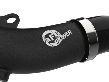 aFe BladeRunner 2-1/2 IN Aluminum Hot Charge Pipe Black - 46-20778-B
