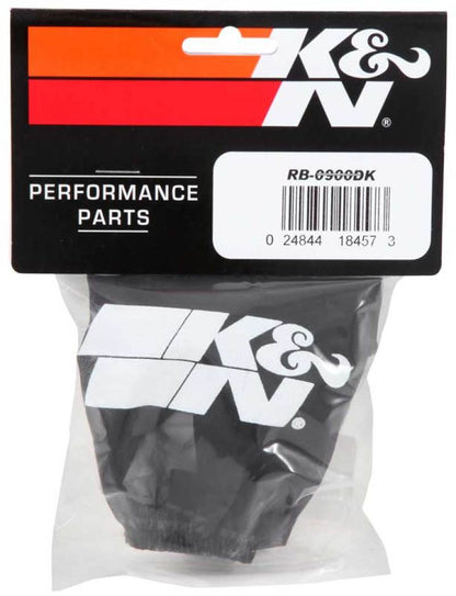 K&N Black DryCharger Round Straight Air Filter Wrap 4.5in ID x 4in H K&N Engineering