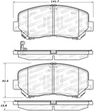 StopTech Premium Ceramic Rear Brake Pads - 308.16230