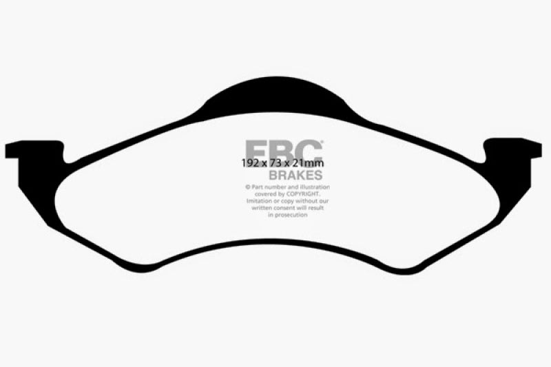 EBC YellowStuff Front Brake Pads - DP41318R