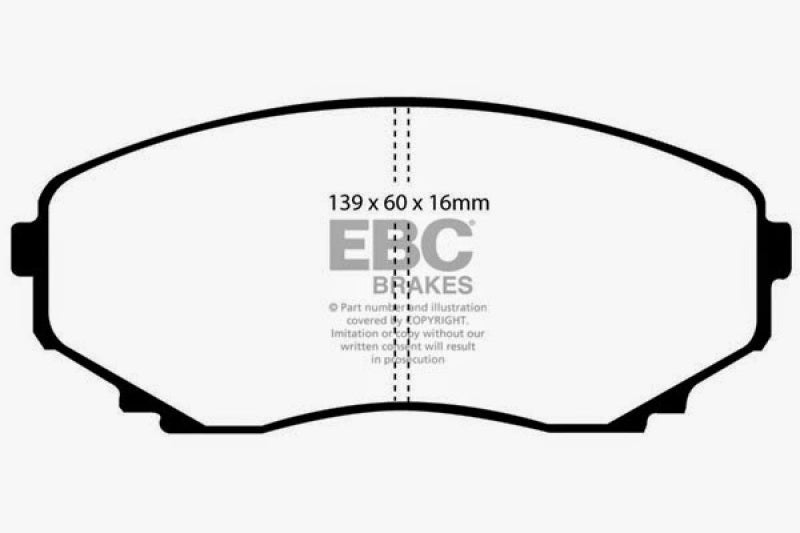 EBC GreenStuff Front Brake Pads - DP61121