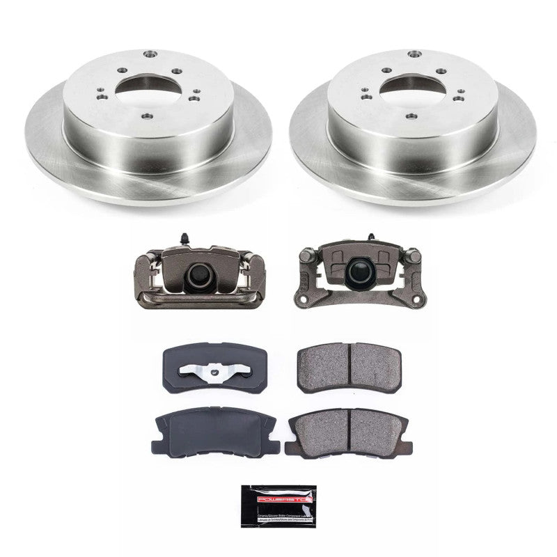 Power Stop 09-15 Mitsubishi Lancer Rear Autospecialty Kit w/Calipers PowerStop