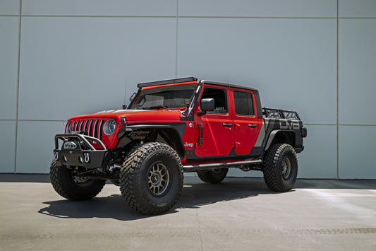 DV8 Offroad 07-25 Jeep Gladiator/Wrangler JT/JK/JL Hinge Mounted Step STJL-04