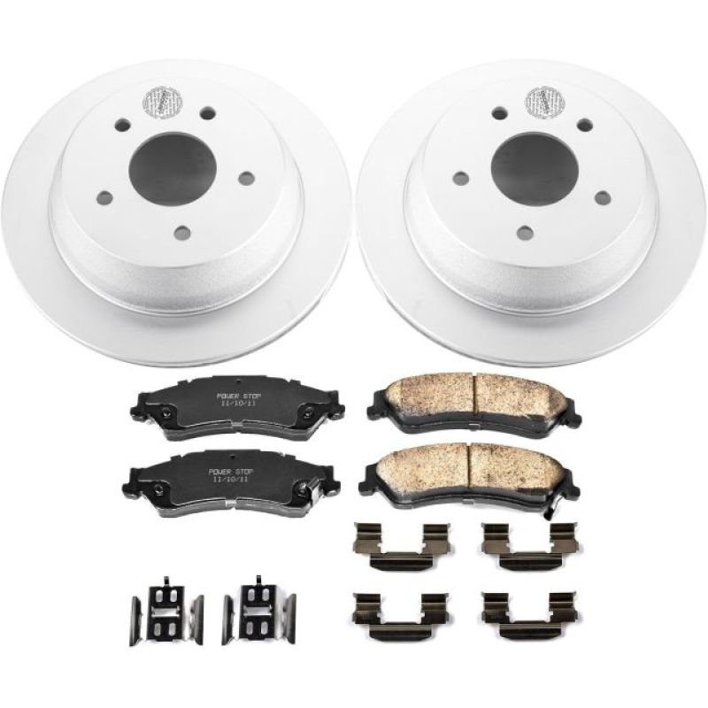Power Stop 98-05 Chevrolet Blazer Rear Z17 Evolution Geomet Coated Brake Kit PowerStop