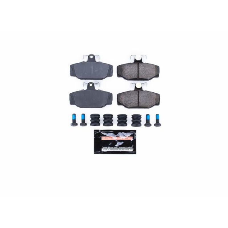 Power Stop 88-90 Volvo 760 Rear Z23 Evolution Sport Brake Pads w/Hardware PowerStop