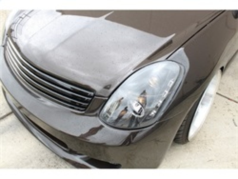 Spyder Infiniti G35 03-04 4DR Projector Halogen - LED Halo DRL Blk High H4 PRO-YD-IG35034D-DRL-BK SPYDER
