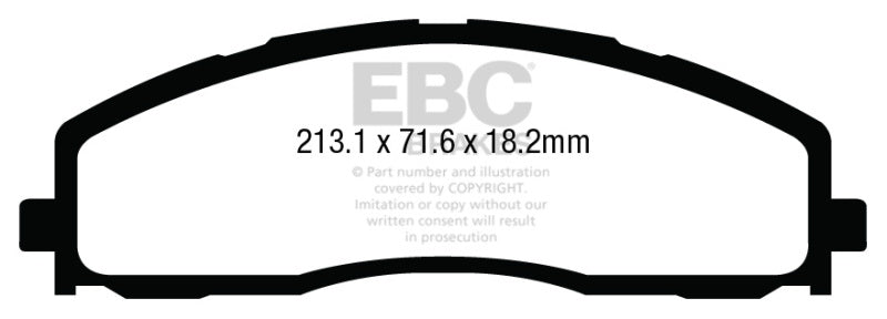 EBC Ultimax2 Front Brake Pads - UD1680