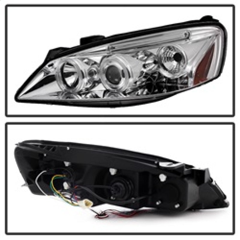 Spyder Pontiac G6 2/4DR 05-08 Projector Headlights LED Halo LED Chrm PRO-YD-PG605-HL-C SPYDER