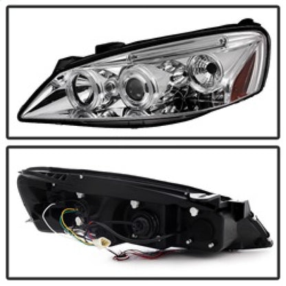 Spyder Pontiac G6 2/4DR 05-08 Projector Headlights LED Halo LED Chrm PRO-YD-PG605-HL-C SPYDER