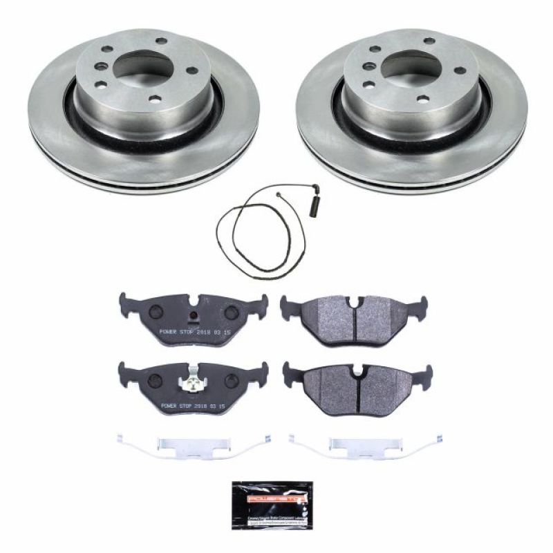 Power Stop 2000 BMW 323i Rear Track Day Brake Kit PowerStop