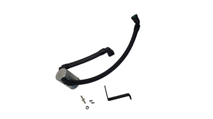 J&L 2024 Ford Mustang GT w/ Whipple Supercharger Oil Separator 3.0 PCV Side - Clear Anodized J&L