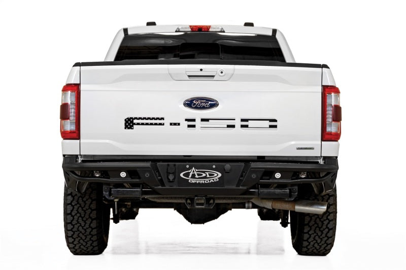 Addictive Desert Designs 21-23 Ford F-150 PRO Bolt-On Rear Bumper w/ Back-up Sensor Cutouts Addictive Desert Designs