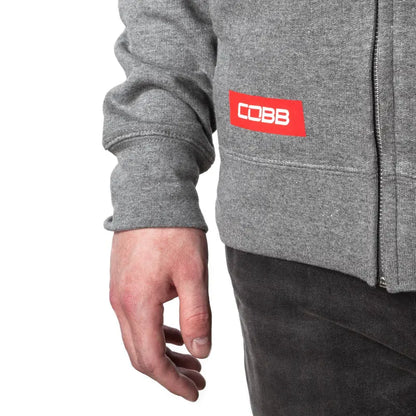 COBB Grey Zippered Hoodie - Size Small CO-LINERHOODIE-GRY-SM COBB