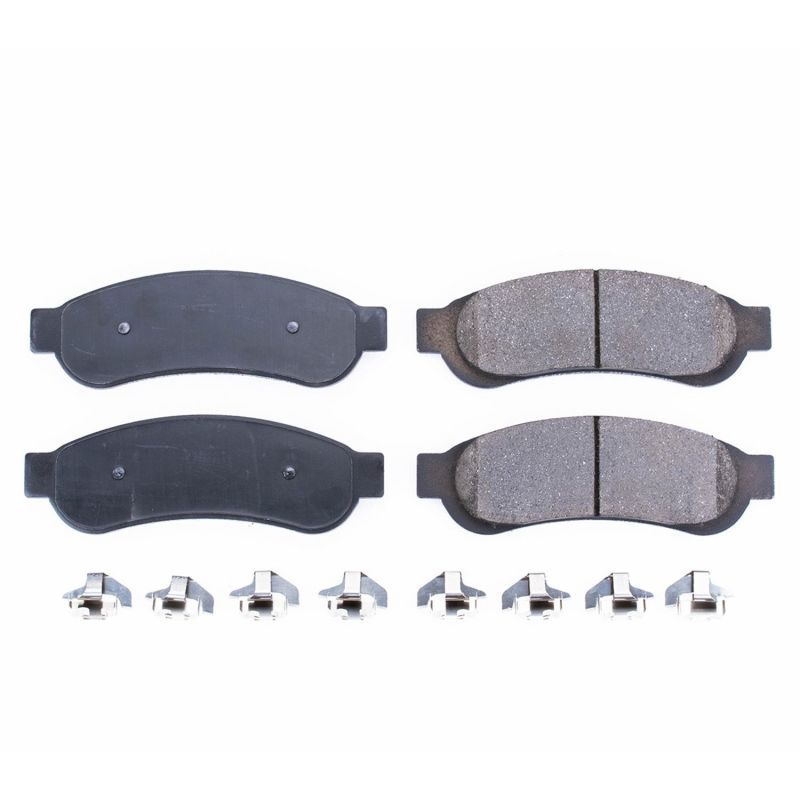 Power Stop 10-12 Ford F-250 Super Duty Rear Z17 Evolution Ceramic Brake Pads w/Hardware PowerStop