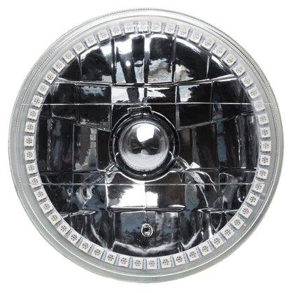 ORACLE PRE-INSTALLED 7" H6024/PAR56 SEALED BEAM HALO - Amber Halo ORACLE Lighting