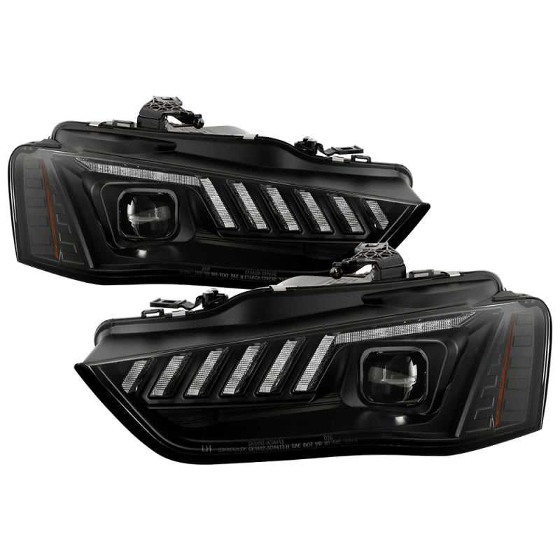 Spyder 13-16 Audi A4/S4 Halogen Model Only High-Power LED Headlights - Black PRO-YD-AA413HALAP-BK SPYDER