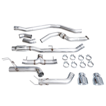AWE Tuning 22+ Honda Civic Si/Acura Integra Track Edition Catback Exhaust - Dual Chrome Silver Tips AWE Tuning