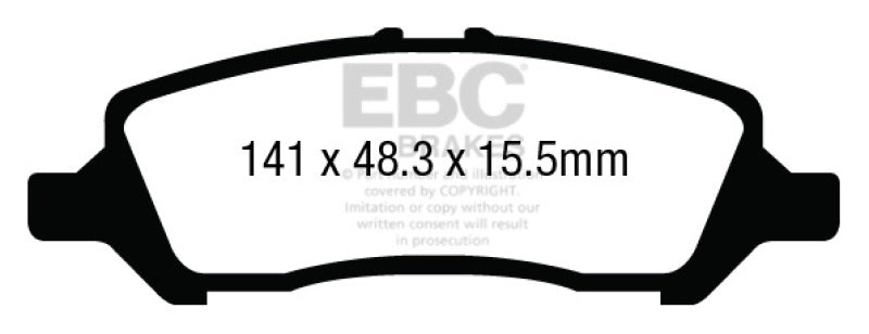 EBC GreenStuff Rear Brake Pads - DP23009 EBC
