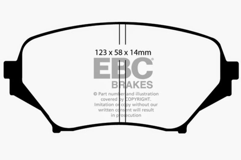 EBC GreenStuff Front Brake Pads - DP21774