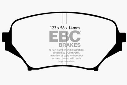 EBC Ultimax2 Front Brake Pads - UD1179 EBC