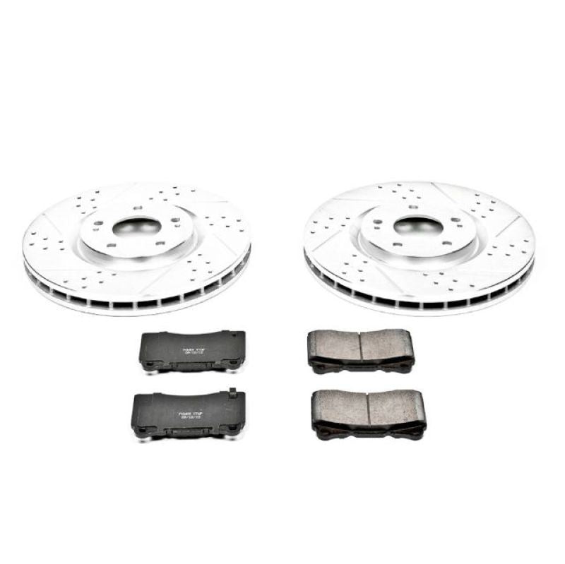 Power Stop 03-06 Mitsubishi Lancer Front Z23 Evolution Sport Brake Kit PowerStop