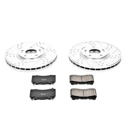 Power Stop 03-06 Mitsubishi Lancer Front Z23 Evolution Sport Brake Kit PowerStop