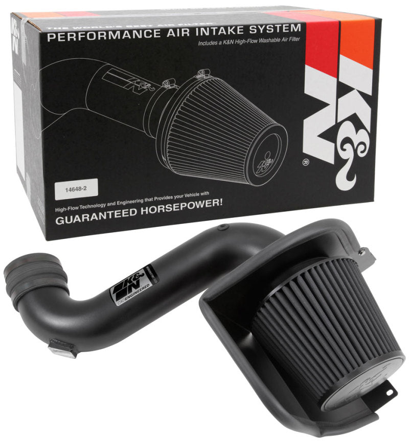 K&N 07-10 GMC Sierra 2500/3500 6.6L V8 Blackhawk Performance Intake Kit K&N Engineering