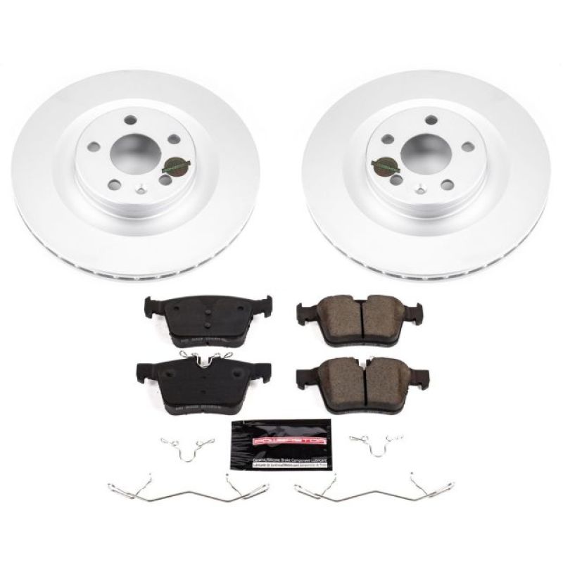 Power Stop 17-18 Volvo S90 Rear Z23 Evolution Sport Coated Brake Kit