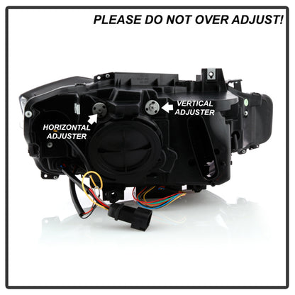 Spyder Signature BMW F30 3 Series 12-14 4DR Projector Headlights - Chrome (PRO-YD-BMWF3012-AFSHID-C) SPYDER