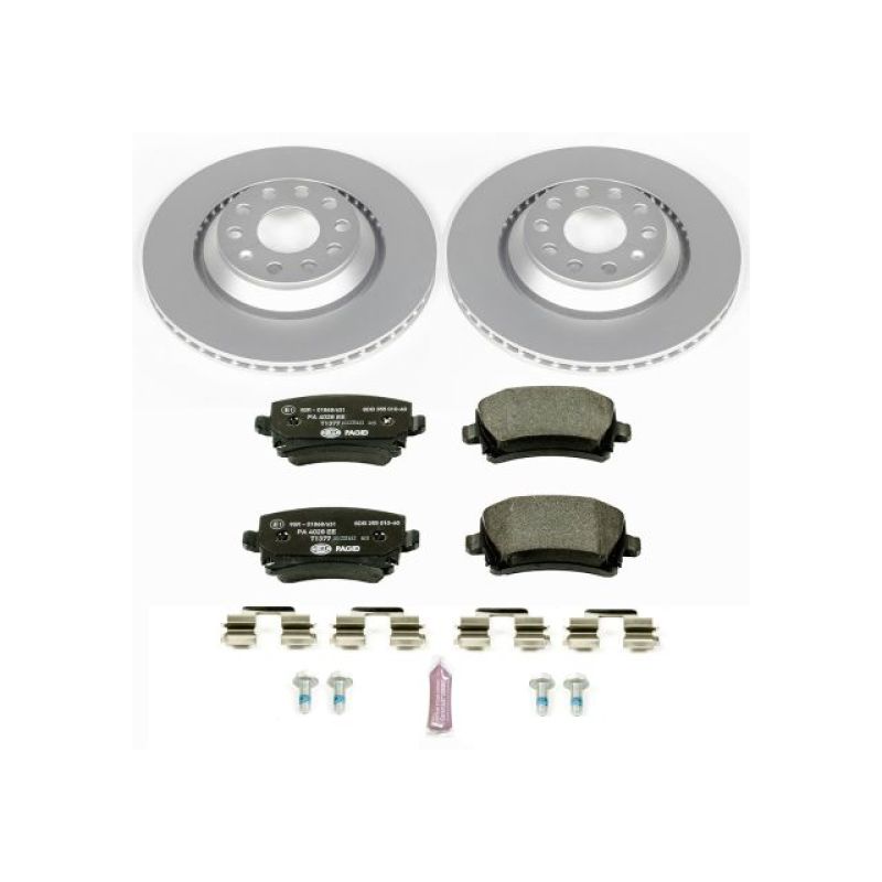 Power Stop 09-17 Volkswagen CC Rear Euro-Stop Brake Kit PowerStop
