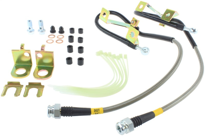 StopTech 01-02 Dodge Viper Front Stainless Steel Brake Lines Stoptech