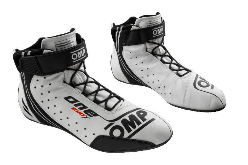 OMP ONE EVO X SHOES MY2024 FIA 8856-2018 RED SIZE 44