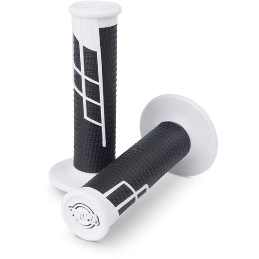 ProTaper Pro Series Clamp On 1/2 Waffle White/Black