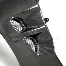 Load image into Gallery viewer, Anderson Composites 2005-2013 Chevrolet Corvette C6 Type-ZR1 Carbon Fiber Fenders (1.65&quot; Wider) - AC-FF05CHC6ZR