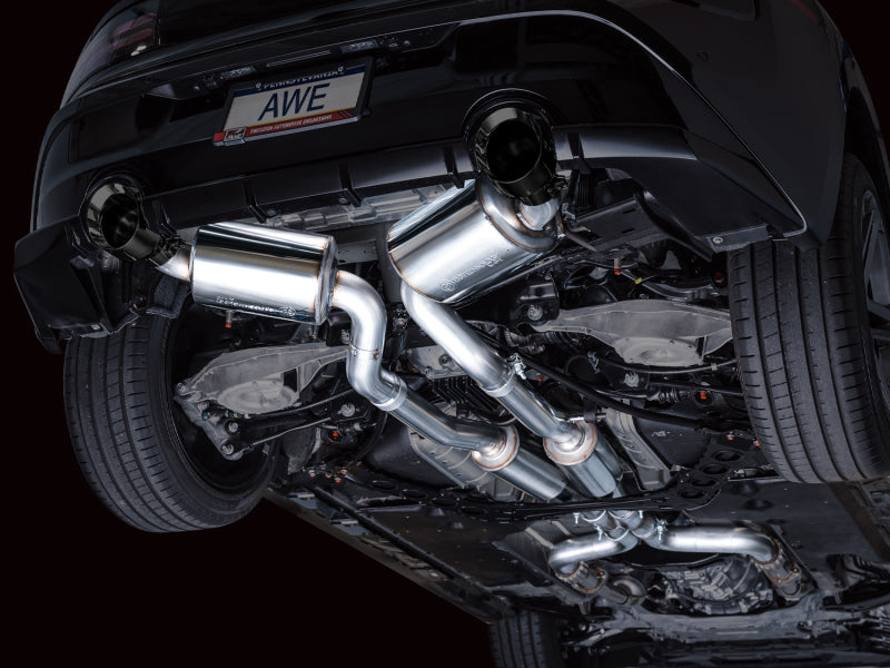 AWE 2023 Nissan Z RZ34 RWD Touring Edition Catback Exhaust System w/ Diamond Black Tips AWE Tuning