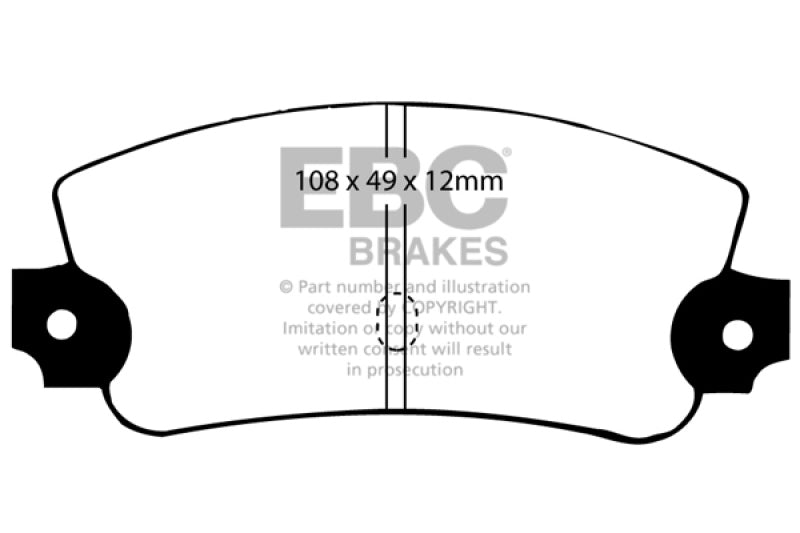 EBC GreenStuff Rear Brake Pads - DP2231 EBC