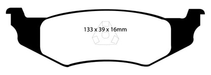EBC RedStuff Rear Brake Pads - DP31066C EBC