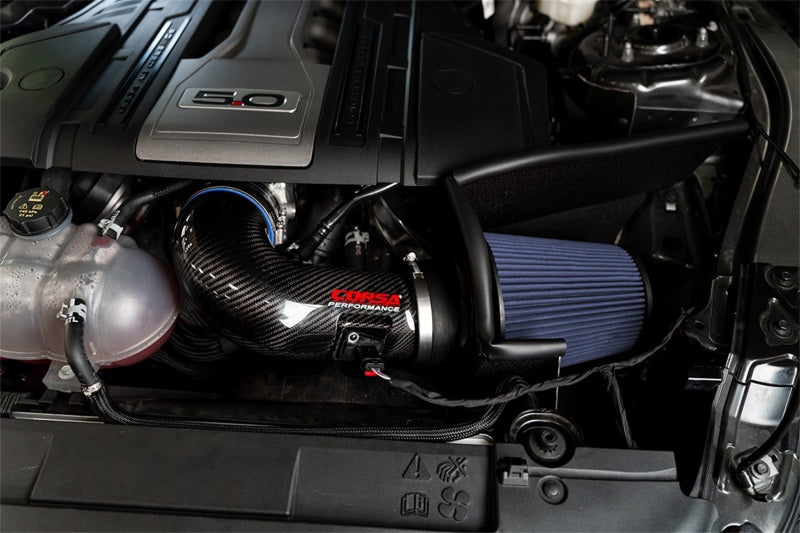 CorsaBlack, Forged / Carbon Fiber Air Intake | 2018-2023 Ford Mustang GT 5.0L V8 44006