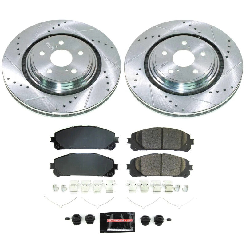 Power Stop 20-22 Toyota Highlander Front Z23 Evolution Brake Kit PowerStop