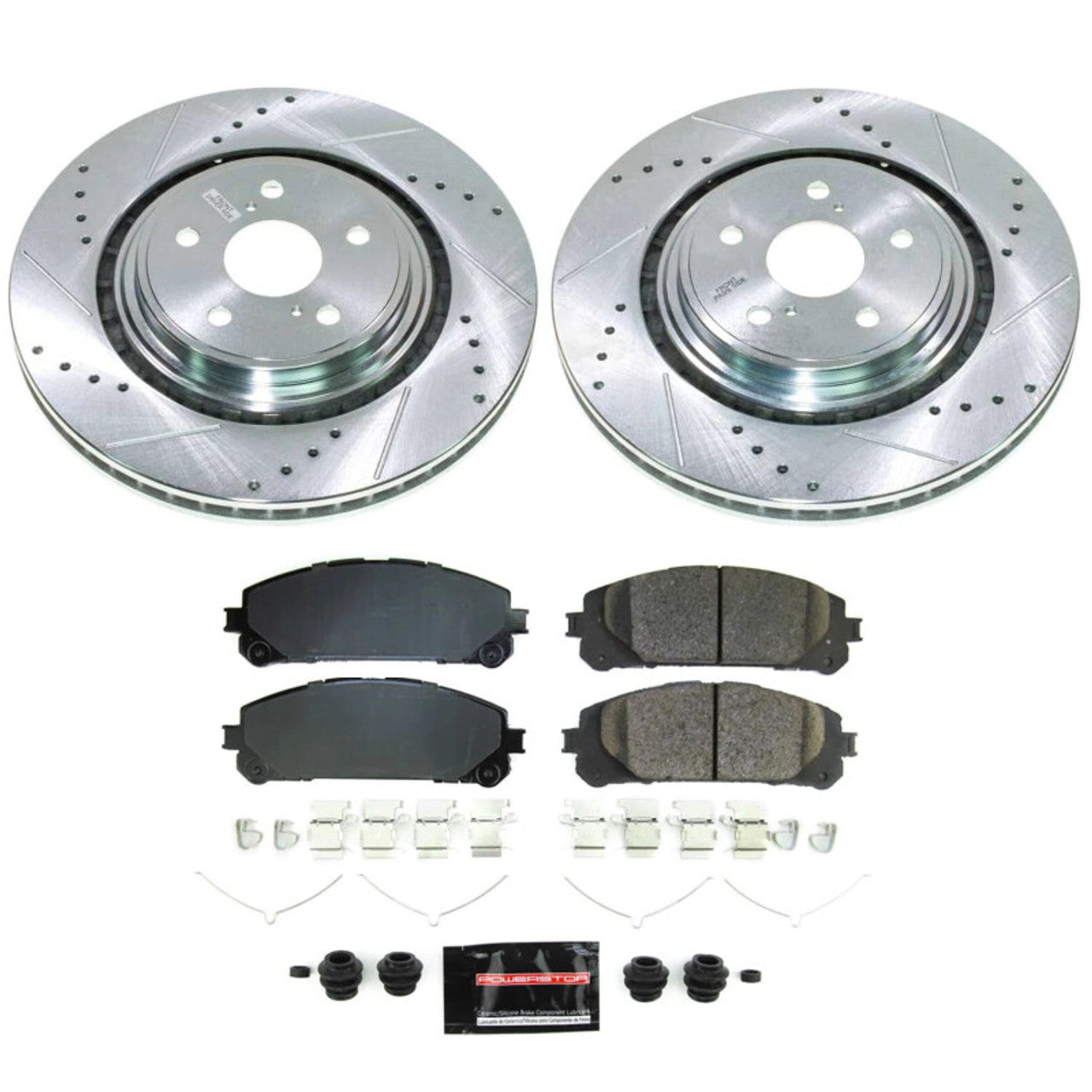 Power Stop 20-22 Toyota Highlander Front and Rear Z23 Evolution Brake Kit