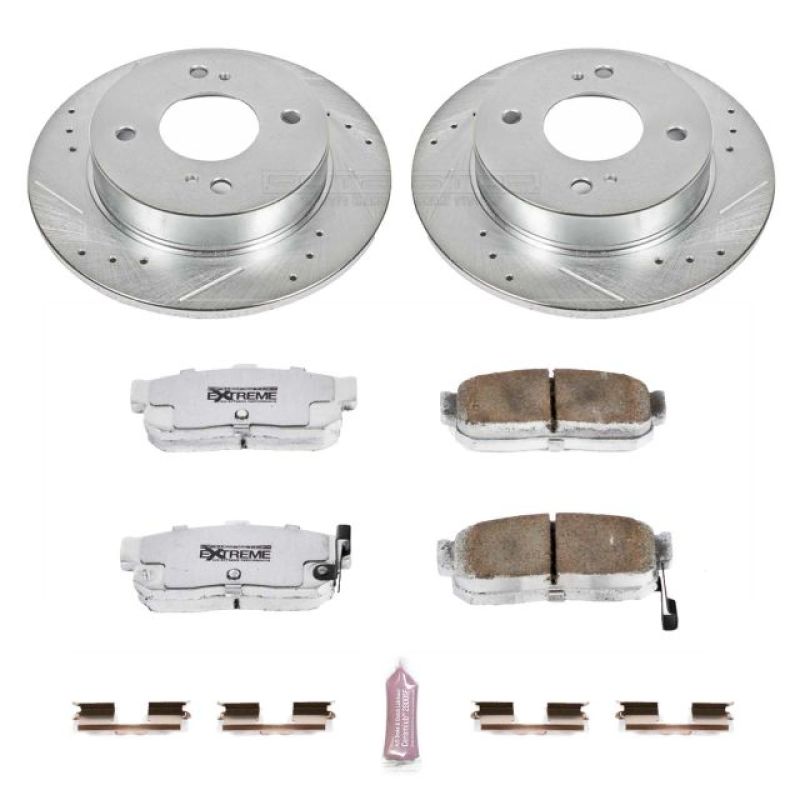 Power Stop 91-96 Infiniti G20 Rear Z26 Street Warrior Brake Kit PowerStop