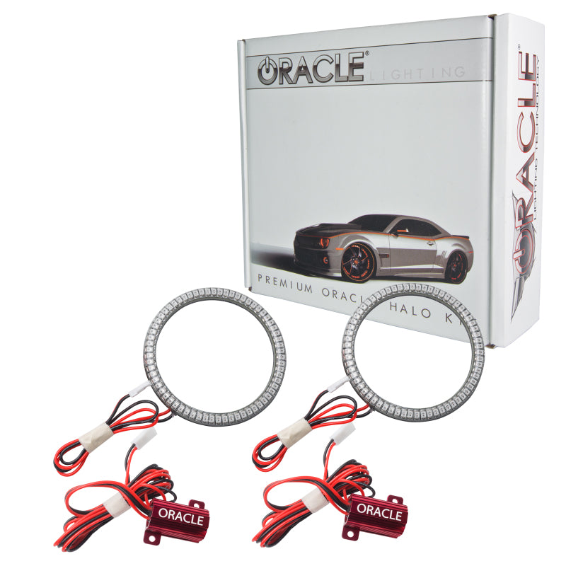 Oracle 11-14 Dodge Charger SRT8 LED Projector Fog Halo Kit - Red