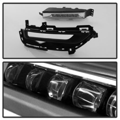 Spyder Honda Accord Coupe 2016-2017 OEM LED Fog Lights W/Switch- Clear FL-HA2016-2D-LED-C SPYDER