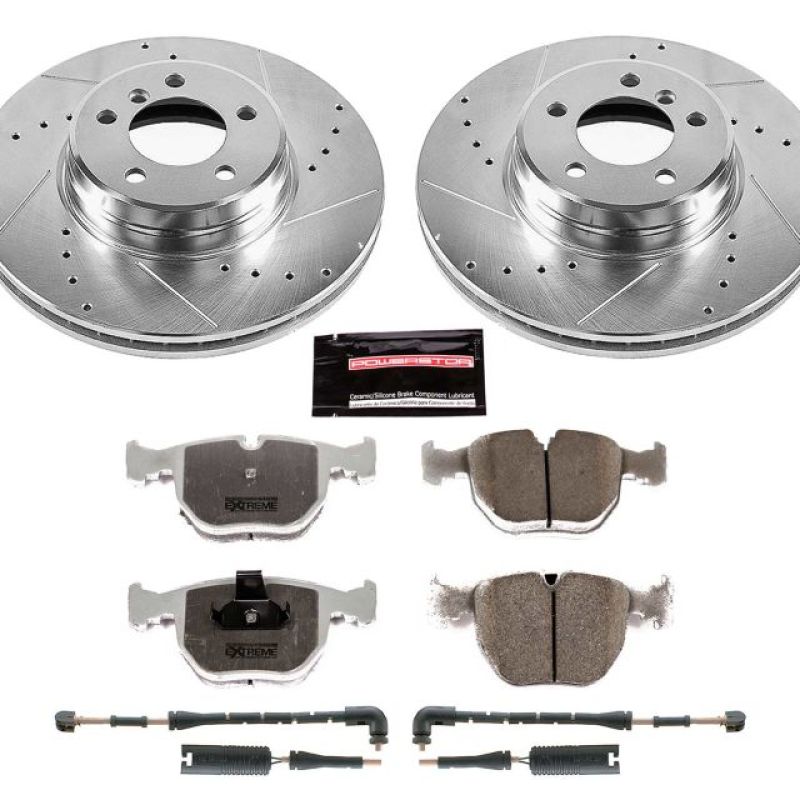Power Stop 03-05 Land Rover Range Rover Front Z26 Street Warrior Brake Kit PowerStop