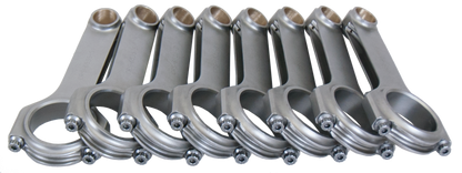 Eagle Chevrolet Big Block 6.535in Length ARP 2000 Bolts Forged 4340 Steel H-Beam Rods - Set of 8