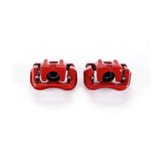 Power Stop 04-07 Toyota Highlander Rear Red Calipers w/Brackets - Pair PowerStop
