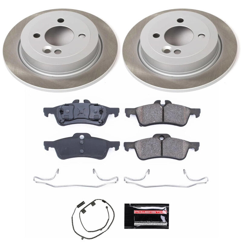 Power Stop 02-06 Mini Cooper Rear Semi-Coated Rotor Kit PowerStop