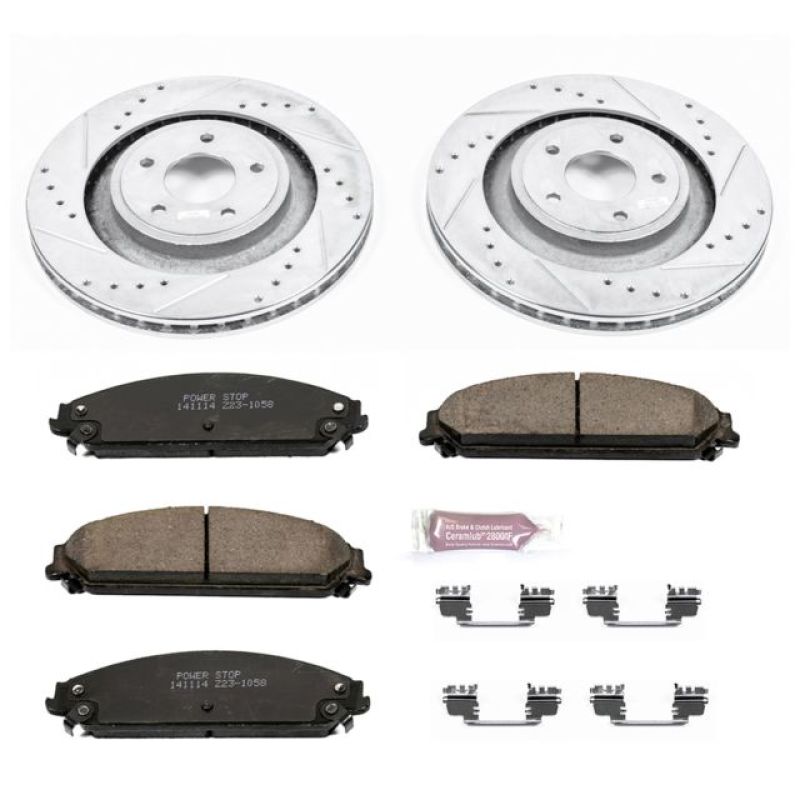 Power Stop 13-14 Chrysler 200 Front Z23 Evolution Sport Brake Kit PowerStop