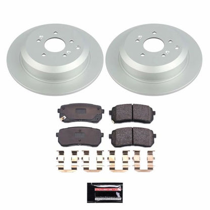 Power Stop 07-12 Hyundai Veracruz Rear Z17 Evolution Geomet Coated Brake Kit PowerStop